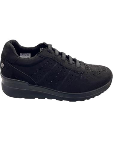 Sportif pour Femme AMARPIES ZAPATOS DEPORTIVOS MUJER CORDONES ELASTICOS AST27000 NEGRO VARIOS COLORES