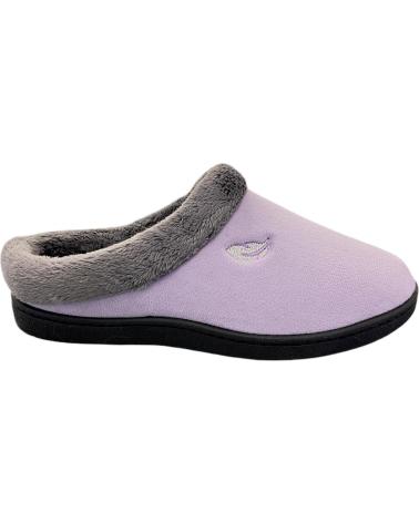 Calzado de casa de Mujer PLUMAFLEX ZAPATILLAS DE CASA 12230 LILA DESCALZA HOLLAND BORDADO PLUMA VARIOS COLORES