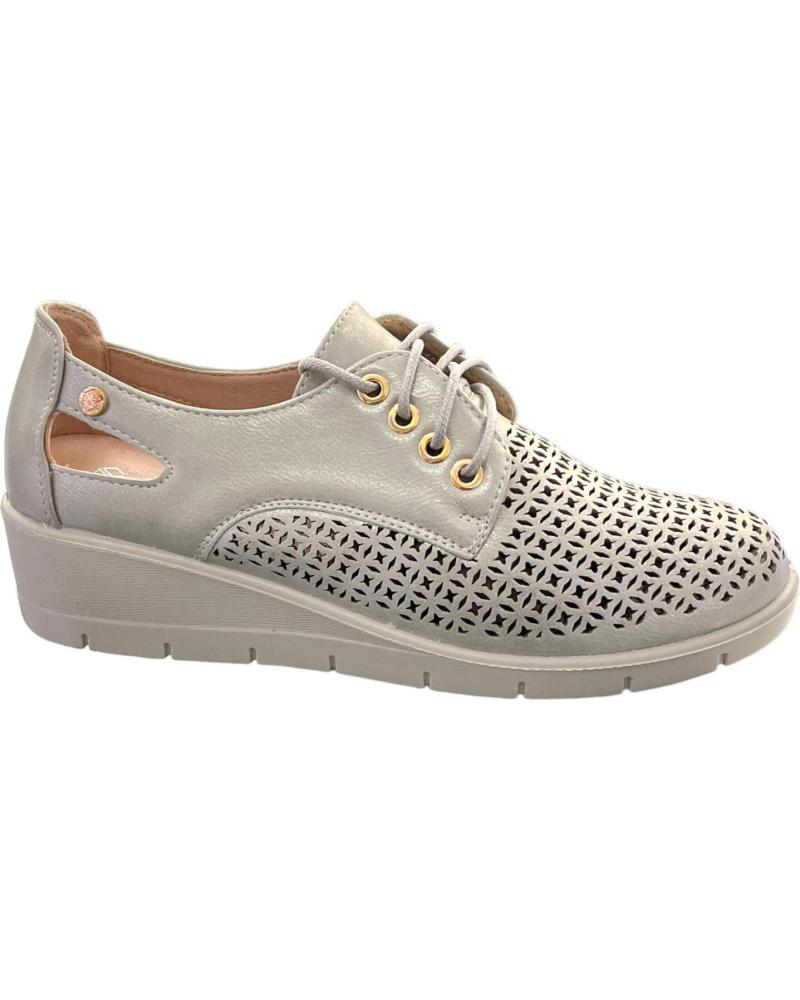 Woman shoes MYSOFT ZAPATOS CORDONES MUJER 24M204 PLATINO VARIOS COLORES