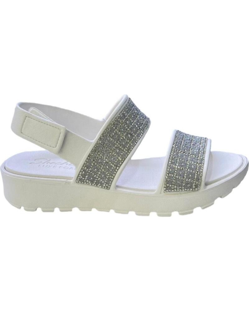 Woman Sandals SKECHERS SANDALIAS FOOTSTEPS-GLAM VIBE 111572-WHT BLANCO