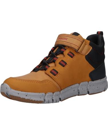 Stiefel für Junge GEOX J949XA 032FU J FLEXYPER C2G9B DK YELLOW-BLACK