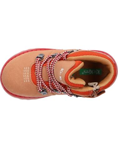 Botins de Menino KICKERS 878760-10 KICKNATURE CUIR 114 CAMEL BEIGE