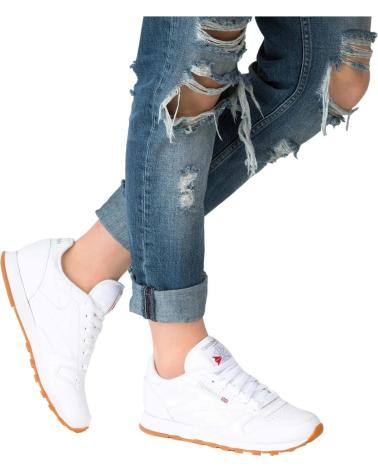 Sportif pour Femme REEBOK ZAPATILLAS CLASSIC LETHER PARA MUJER EN COLOR BLANCO