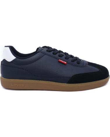 Zapatillas deporte pour Garçon LEVIS ZAPATILLAS JACKSON PARA NINOS EN COLOR NEGRO NEGRO