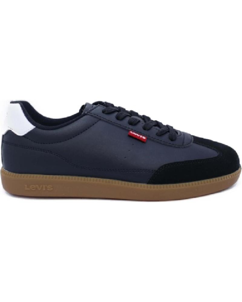 Zapatillas deporte pour Garçon LEVIS ZAPATILLAS JACKSON PARA NINOS EN COLOR NEGRO NEGRO