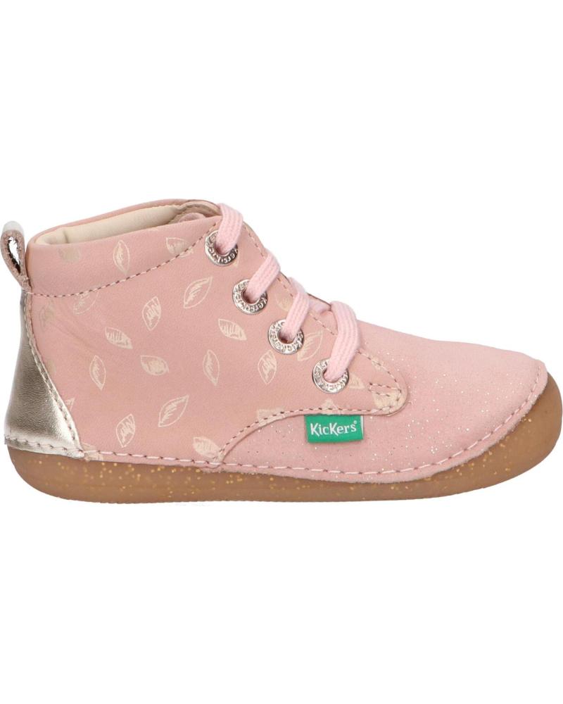 Botas de Menina KICKERS 829688-10 SONIZA GOAT 133 ROSE CLAIR