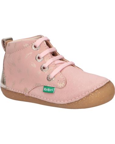 Botas de Menina KICKERS 829688-10 SONIZA GOAT 133 ROSE CLAIR