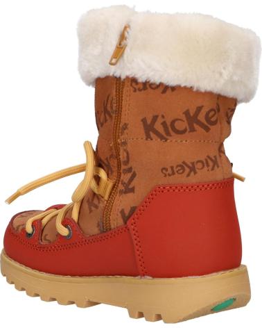 Botas de Niña KICKERS 911531-30 KICKNEOSNOW KID 114 CAMEL IMPRIME