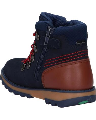 Botines de Niño KICKERS 878760-10 KICKNATURE CUIR 103 MARINE ROUGE