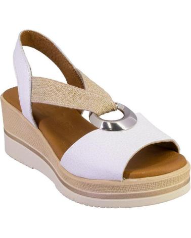 Sandali per Donna KAOLA 1612 SANDALIAS DE MUJER PIEL BLANCO