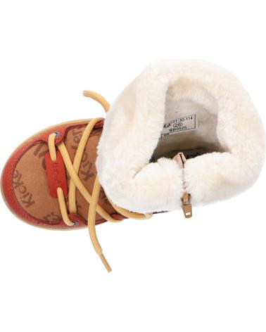 Botas de Niña KICKERS 911531-30 KICKNEOSNOW KID 114 CAMEL IMPRIME