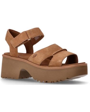 Sandalias-De-Mujer-UGG-SANDALIAS-PLANAS-1167475-MUJER-CUERO-MARRóN