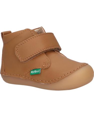 Botas de Niña y Niño KICKERS 584348-10 SABIO CUIR 116 CAMEL CLAIR
