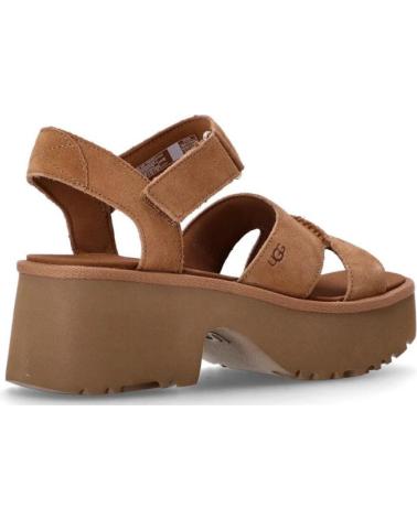 Sandalias-De-Mujer-UGG-SANDALIAS-PLANAS-1167475-MUJER-CUERO-MARRóN