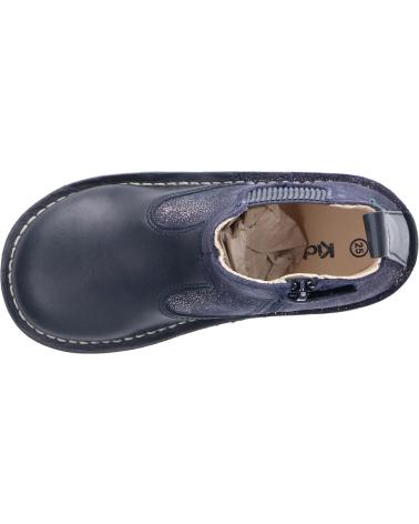 Botins de Menina e Menino KICKERS 748899-10MAELIO COW 102 MARINE METALLIS