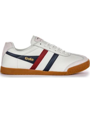 Sportif-De-Hombre-GOLA-SNEAKERS-HOMBRE-HARRIER-BLANCO-VERDE