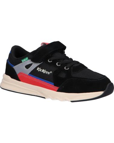 Sportschuhe für Junge KICKERS 910830-30 KIFUJIN 83 NOIR ROUGE BLEU