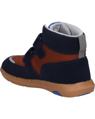 Stivaletti per Bambino KICKERS 878780-10 JUNIBO NYLON 102 MARINE MARRON