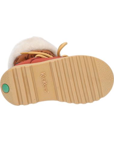 Botas de Niña KICKERS 911531-30 KICKNEOSNOW KID 114 CAMEL IMPRIME