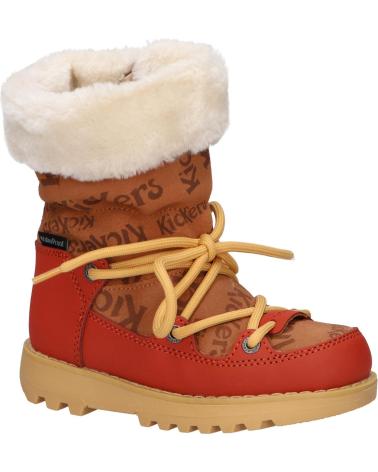 Botas de Niña KICKERS 911531-30 KICKNEOSNOW KID 114 CAMEL IMPRIME