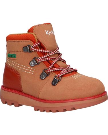 Botins de Menino KICKERS 878760-10 KICKNATURE CUIR 114 CAMEL BEIGE