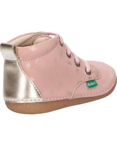 Botas de Menina KICKERS 829688-10 SONIZA GOAT 133 ROSE CLAIR