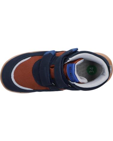 Stivaletti per Bambino KICKERS 878780-10 JUNIBO NYLON 102 MARINE MARRON