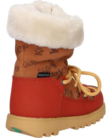 Botas de Niña KICKERS 911531-30 KICKNEOSNOW KID 114 CAMEL IMPRIME