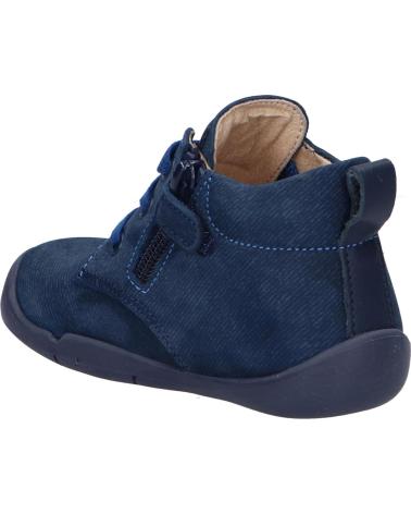 Schuhe für Junge KICKERS 858401-10 WAZZAP CUIR NAPPA 103 MARINE JEANS