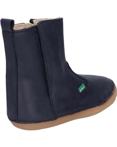 Botas de Menina KICKERS 584419-10 SOCOOL CUIR 102 MARINE