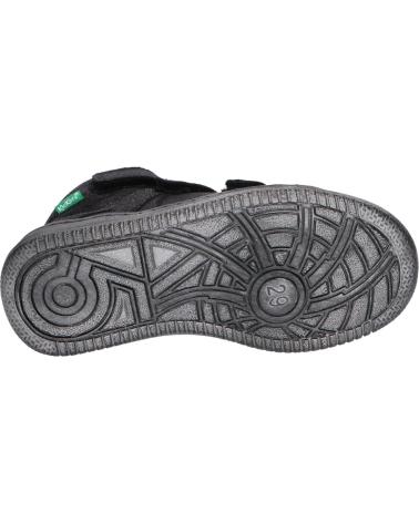 Botins de Menino KICKERS 739362-30 LOHAN 81 NOIR BRILL