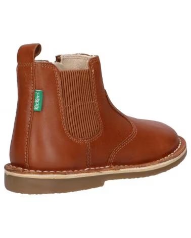 Stivaletti per Bambina e Bambino KICKERS 748898-10 MAELIO CUIR 114 CAMEL