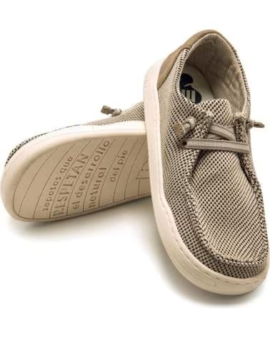 MTNG 49052 CHAUSSURES BATEAU ENFANT RAYURES BEIGE BEIGE