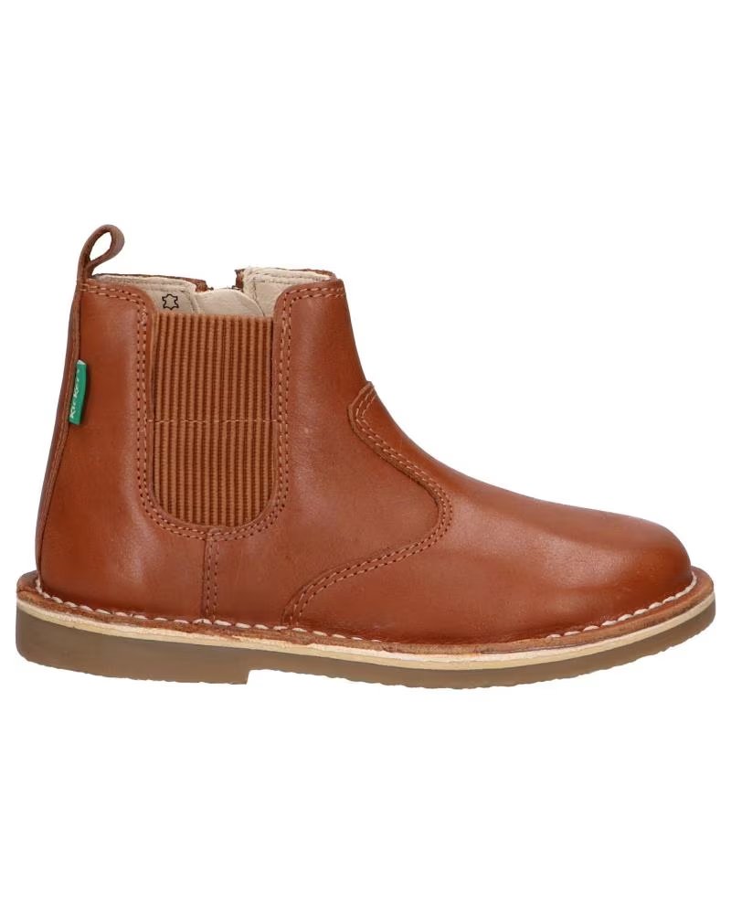 Stivaletti per Bambina e Bambino KICKERS 748898-10 MAELIO CUIR 114 CAMEL