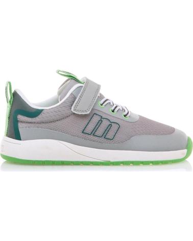 Trainers-De-Niño-MTNG-ZAPATILLAS-DE-DEPORTE-MUSTANG-GRIS-Y-VERDE
