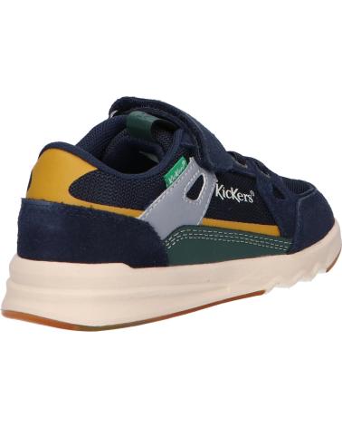 Sapatilhas de Menino KICKERS 910830-30 KIFUJIN 103 MARINE VERT JAU