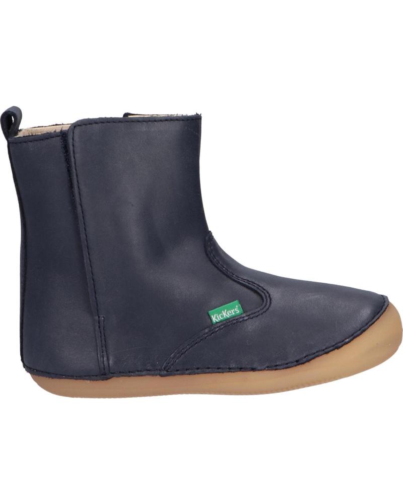 Botas de Menina KICKERS 584419-10 SOCOOL CUIR 102 MARINE