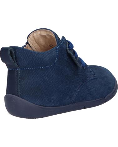 Schuhe für Junge KICKERS 858401-10 WAZZAP CUIR NAPPA 103 MARINE JEANS