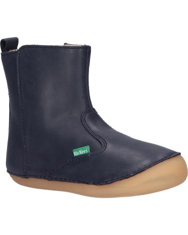 Botas de Menina KICKERS 584419-10 SOCOOL CUIR 102 MARINE