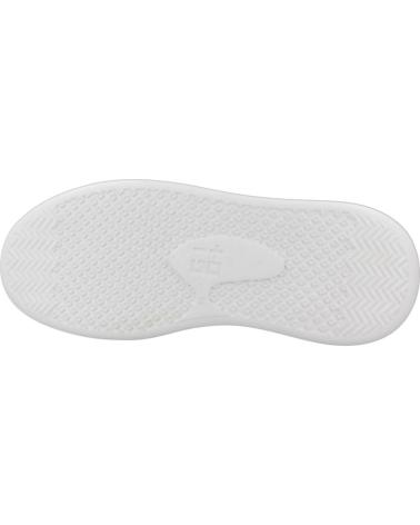 GIO PIA318A - TÊNIS CASUAL FEMININO BRANCO COM DETALHE DOURADO BIANCO