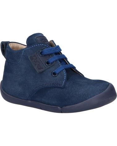 Schuhe für Junge KICKERS 858401-10 WAZZAP CUIR NAPPA 103 MARINE JEANS