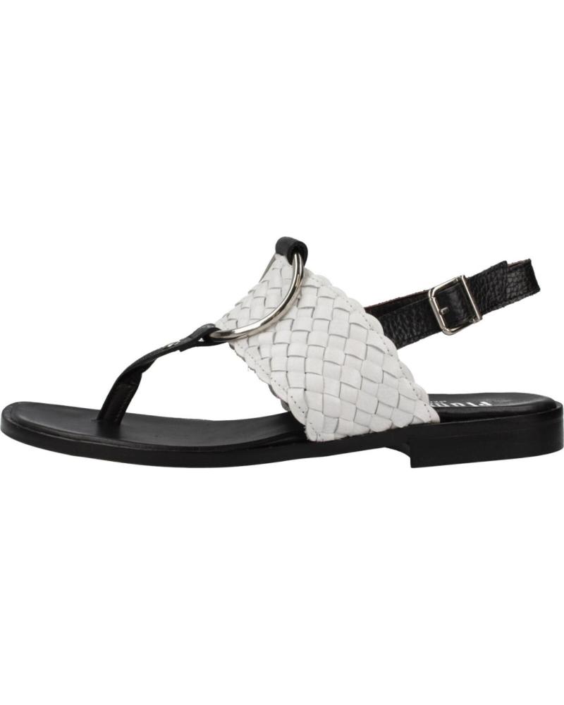 PLUMERS SANDALIAS PLUMERS MODELO 3886P CON TIRA TRENZADA NEGRO