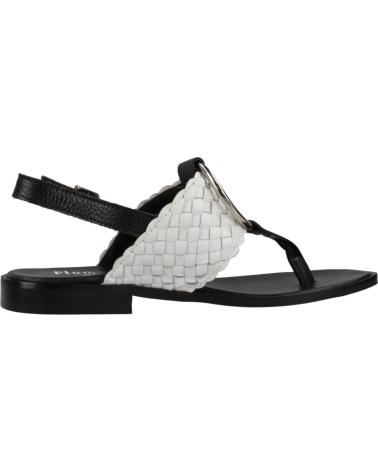 PLUMERS SANDALIAS PLUMERS MODELO 3886P CON TIRA TRENZADA NEGRO