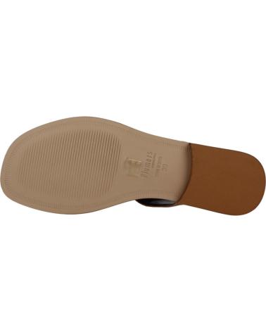PLUMERS SANDALIAS PLANAS PLUMERS MODELO 3891P CON ADORNOS CUERO