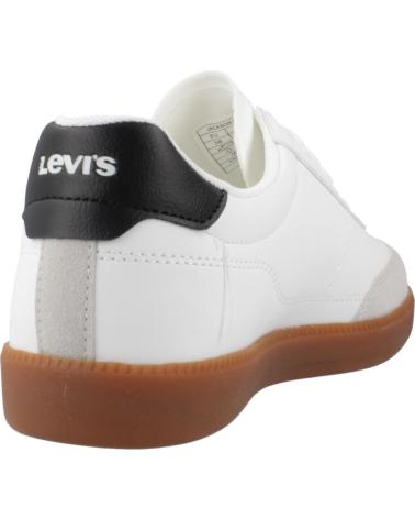 LEVIS JACKSON WHITE SNEAKERS WITH GUM SOLE - REF. VJAC0021S BLANCO