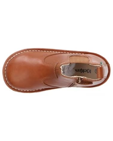 Stivaletti per Bambina e Bambino KICKERS 748898-10 MAELIO CUIR 114 CAMEL