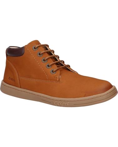 boy Mid boots KICKERS 785323-30 TACKLAND GOLF 116 CAMEL MARRON