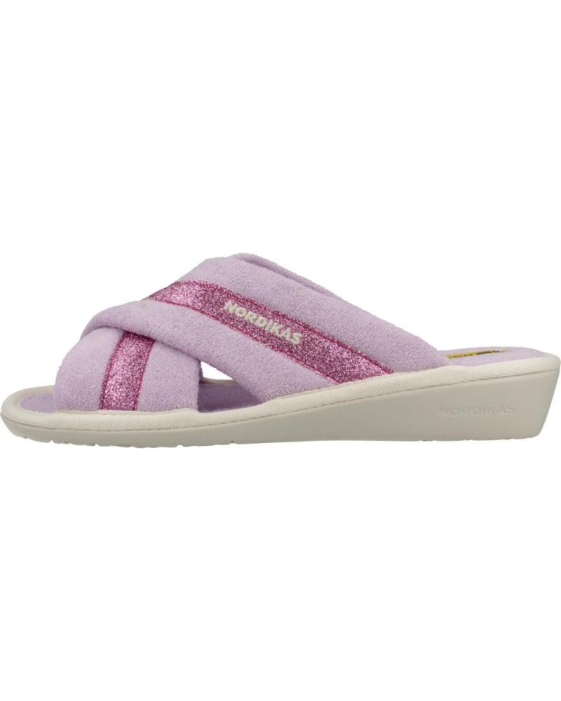 Pantufas-De-Mujer-NORDIKAS-ZAPATILLAS-HOGAR-MUJER-MODELO-TOP-LINE-COLOR-VIOLETA-LILA