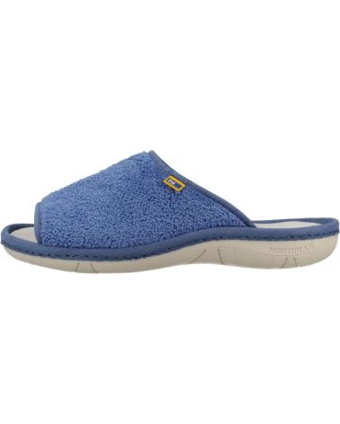 NORDIKAS ZAPATILLAS HOGAR MUJER MODELO RIZO COLOR AZUL ZAFIRO