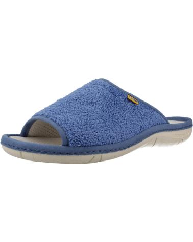 NORDIKAS ZAPATILLAS HOGAR MUJER MODELO RIZO COLOR AZUL ZAFIRO